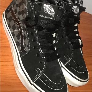 VANS Sk8-Hi Checkered Grey/Black